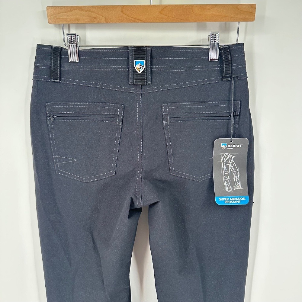 Kuhl Klash Pants Relaxed Fit Softshell Hiking Travel Size 4 Gotham 6210 - Picture 10 of 15